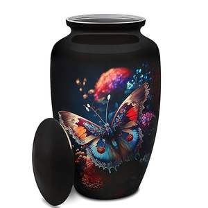Urnas Conmemorativas de Mariposa para Cenizas Humanas, Urnas Decorativas, Urna de Cremación para Cenizas de Adultos, Urna de 200 LB con Bolsa - Product Image 3