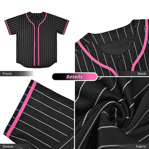 2025, venta al por mayor, camiseta de béisbol, ropa deportiva, logotipo personalizado, camiseta de béisbol de secado rápido cómoda de la mejor calidad para mujer - Product Image 4