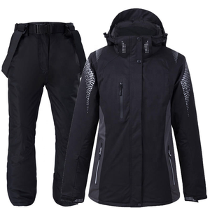 Ropa de esquí personalizada de talla grande para hombre al por mayor, traje de nieve cálido, traje de snowboard impermeable a prueba de viento para hombre y mujer - Product Image 6