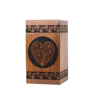 Handmade Rosewood Urn for Human <b>Ashes</b> Tree of Life Wooden Box Urns Cremation Pet Urns for <b>Dogs</b> - Product Image 2