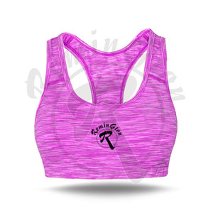 Nuevo diseño Sujetador deportivo de estilo simple para mujer con logotipo personalizado Sujetadores deportivos de moda para mujer - Product Image 2