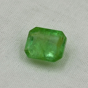 Top vente 3.80 carats émeraude colombienne-octogone à facettes, 9.5x8.0mm, non traité, vert brillant, pierre précieuse naturelle - Product Image 3