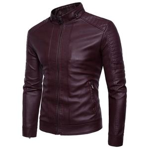 Chaqueta Bomber de Cuero Gamuza Marrón Oscuro, Chaqueta de Motociclista de Cuero Genuino Personalizada ODM, Estilo Vintage Transpirable con Capucha Delantera - Product Image 1