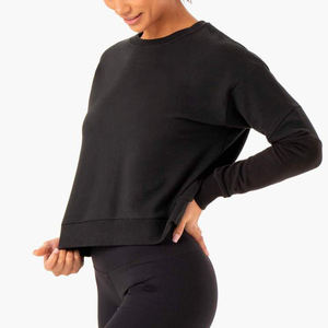 Conjunto de Sudadera con capucha de 2 piezas personalizada de invierno 2024 para mujer, pantalones largos para correr, sudaderas con capucha y pantalones de chándal para mujer, jersey con logotipo personalizado - Product Image 3