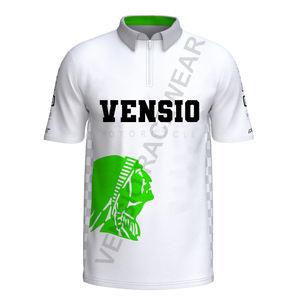 Polo de cyclisme de montagne imprimé de luxe Pit Crew MX % Polyester Séchage rapide Respirant Manches courtes Personnalisable pour hommes - Product Image 5