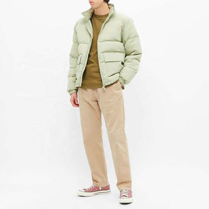 Doudounes surdimensionnées d'hiver pour hommes Veste matelassée à bulles sublimée avec impression de logo personnalisé Vente en gros - Product Image 3