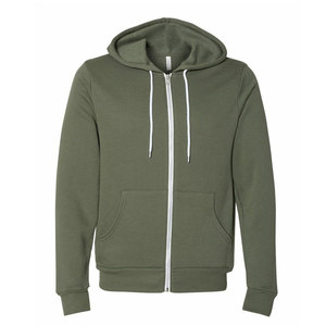 Pull-over en polyester vierge à blocs de couleurs zippés personnalisés Slim Fit uniforme de travail sweat à capuche pour hommes et femmes sweats à capuche épais zippés d'impression - Product Image 2