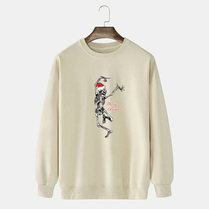 Sweat-shirt à col rond personnalisable pour homme en polaire éponge anti-boulochage, poids lourd, saison d'hiver, imprimé graphique personnalisé multicolore - Product Image 1