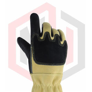 Guantes de soldadura de trabajo de jardinería de cuero de piel de oveja de seguridad de fábrica 2025 - Product Image 6