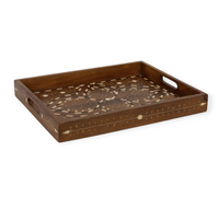 Plateau de service en bois élégant, qualité supérieure au monde entier, pour la maison et la cuisine, par Tayyab Handicraft