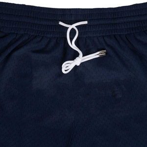 High Quality Custom Summer Black Mesh Shorts for Men Double <b>Layer</b> Basketball Beach Shorts <b>Mid</b> Waist High Street Style Solid - Product Image 3