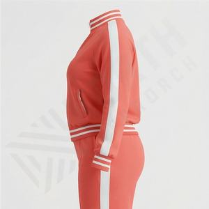 Conjunto Deportivo Informal para Mujer de Talla Grande, MOQ Bajo, Manga Larga, Ligero, de Poliéster y Elastano, Dos Piezas, Color Personalizado - Product Image 3