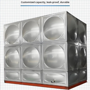 ถังเก็บน้ำสแตนเลส 304 ขนาด 1000 ลิตร-100,000 ลิตร อุปกรณ์บำบัดน้ำ 3000 ลิตร/ชั่วโมง 220 โวลต์ รับประกัน 3 ปี ขนาดสั่งทำได้ - Product Image 2