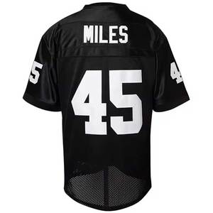 Vêtements de football américain personnalisés, conception personnalisée de votre équipe, vente en gros de maillots de football américain vierges noirs - Product Image 6