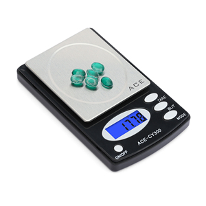 Báscula Digital de Bolsillo ACE CY-300 para Joyería y Materiales Medicinales, Pantalla LCD Retroiluminada, Capacidad de 300g, Medición de Peso Duradera - Product Image 6
