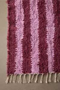 พรมปูพื้นลายทางแนวตั้งแบบถักทอทันสมัย ทำจากผ้าฝ้าย ใช้ได้สองด้าน เหมาะสำหรับใช้ในบ้านและการเดินทาง - Product Image 2