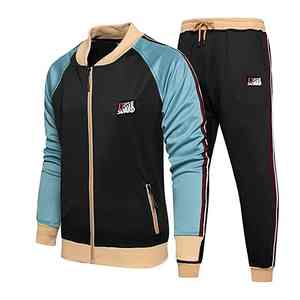 Conjunto Deportivo de 2 Piezas para Hombre, Personalizado, de Felpa de Algodón con Bolsillo con Solapa, Estilo Jogging, Ajustado - Product Image 3