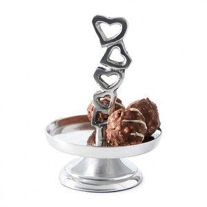 Argenterie en acier inoxydable Support pour desserts et collations Design merveilleux Vaisselle faite à la main Support pour gâteaux de bonne qualité - Product Image 1