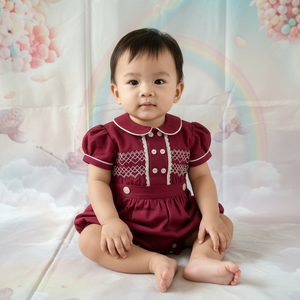 Ensemble de robe évasée pour filles en coton doux, design personnalisé, fabriqué au Vietnam par MITEXCO, un fournisseur de confiance. - Product Image 2