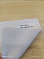 Bâche PVC Flex pour impression numérique publicitaire 370-440 g/m² 840Dx840D 16x15 Frontlit Enduit au couteau Maille tissée à la machine Surface mate