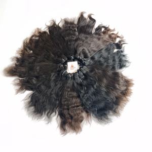 Traitement vierge brut aucun couleur naturelle cheveux femmes noires vietnamien 100% Temple Bundle non transformé pas cher Extensions de cheveux humains - Product Image 1