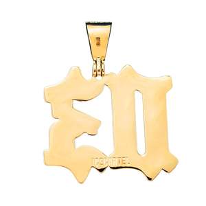 Colgante Solitario Personalizado de Moissanita D3 VVS con Acabado en Oro de 14K, Corte Brillante, 10.5ctw, Engaste de Garras, Amuletos Únicos y Elegantes para Regalo Unisex - Product Image 4