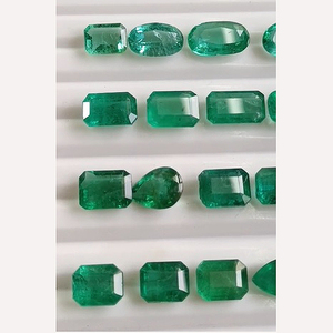 41 pièces d'émeraude zambienne naturelle poire ovale octogone facette 130 Cts Lot taille moyenne 3.17ct pierre précieuse de haute qualité US $10725 pour tous - Product Image 2