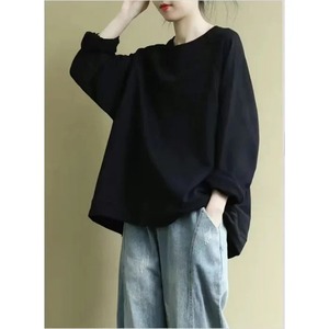 Sweat-shirt décontracté à la mode pour femmes Style coréen 100% coton à manches longues veste à capuche avec technique teint uni - Product Image 5