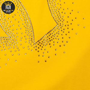 T-shirt à strass OEM pour hommes vente en gros été à manches courtes Crew Fitness Premium Design 100% coton T-shirt pour hommes coupe ample - Product Image 6