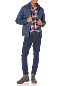 Venta al por mayor de ropa de calle para hombre, chaqueta acolchada, abrigo de burbujas de gran tamaño, abrigo informal a prueba de viento, ropa de abrigo de invierno con cremallera, Frente teñido sólido - Product Image 4