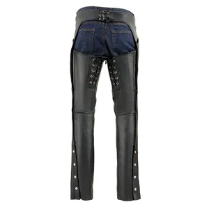 Pantalones de cuero de vaca para mujer - Product Image 2