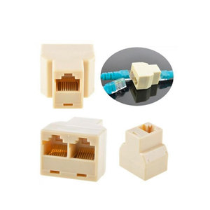 Brand New 8-Thread <b>Ethernet</b> Splitter Adapter RJ45 Jack 1 to 2 Jacks - Product Image 3