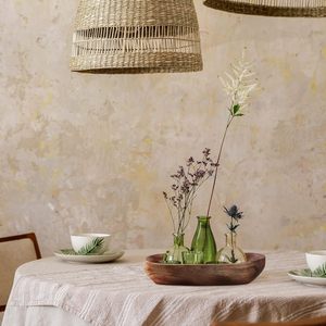 2 Pcs Wooden <b>Dough</b> <b>Bowls</b> for Decor 10 Inch Decorative <b>Bowl</b> Home Decor Oblong Fruit <b>Bowl</b> for Kitchen Counter Rustic Carved Wood - Product Image 6