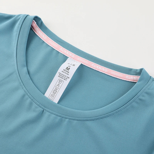 เสื้อยืดสำหรับผู้หญิงใส่เล่นฟิตเนสใส่วิ่งแห้งเร็วเสื้อสำหรับเล่นกีฬายิมเล่นโยคะ - Product Image 5