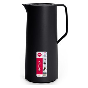 Carafe thermique en verre noir EMSA Quick Press MOTIVA (1L) – Catégorie de produits : Presse à café - Product Image 1