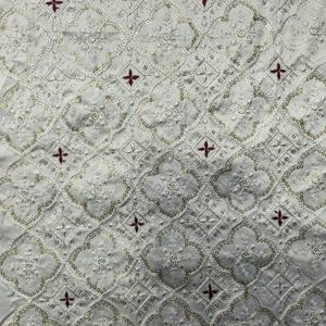 Tissu en soie Mono Banglori exclusif pour la couture Base de broderie mariage vêtements de mariée robes de fête antistatique Dobby Medium - Product Image 3