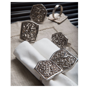 Napkin Ring Royal Rustic antique <b>Metal</b> Napkin Ring <b>Metal</b> Table Napkin <b>Holders</b> for Parties Holidays and Weddings - Product Image 1