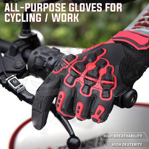 Gants tactiques avec logo personnalisé Gants tactiques de travail en cuir de vachette pour hommes en bas quantité minimale de commande Gants tactiques - Product Image 6