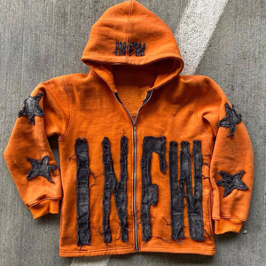 เสื้อฮู้ดดี้ผู้หญิงคุณภาพสูงสำหรับฤดูหนาว ลายปัก 3 มิติ พิมพ์นูนด้านหน้า ระบายอากาศได้ดี แห้งเร็ว ผ้าฝ้ายถัก 100% ผลิตในจีน ขายส่ง MOQ ต่ำ - Product Image 3