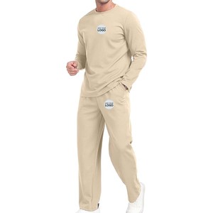 Conjunto Deportivo para Hombre, Camiseta de Manga Larga + Pantalones, Ropa Deportiva Informal para Fitness - Product Image 5