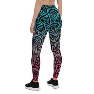 Leggings de Alta Calidad para Mujer, Ajustados, de Cintura Alta, con Diseño Sublimado, para Fitness, Talla Adulto, para Entrenamiento - Product Image 2