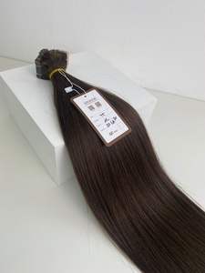 Venta al por mayor 100% Remy Extensiones de cabello humano natural Doble dibujado 1C Color Cinta Extensión de cabello - Product Image 5