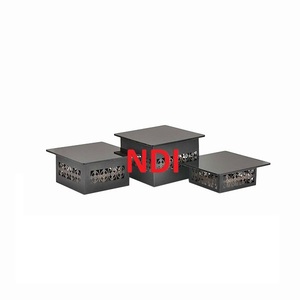 Top Trending Black Antique Acabado Diseño único Metal Cake Stand Wedding Cake Stand - Product Image 1