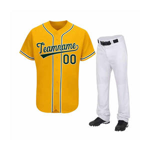 Uniforme de baseball personnalisé avec nom et numéro d'équipe, meilleur prix disponible, uniforme de baseball en vente en ligne - Product Image 1