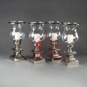 Velas de vidrio y metal-Hurricane Último diseño Venta caliente Portavelas y votivo - Product Image 6