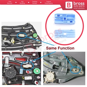 Clips de réparation pour lève-vitre arrière V3BWR5151 pour BMW Série 3 E36 E46 M3 318 320 323 325 328 6 E63 650i 650Ci Coupé Cabriolet - Product Image 5