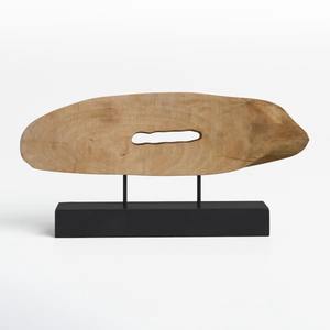Belle sculpture en métal avec cœur doré et brillant, ornement de table artistique, accent décoratif de luxe pour intérieurs élégants - Product Image 3