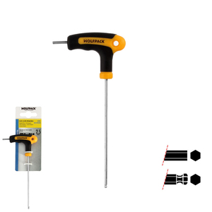 Chiave a brugola con testa sferica a T da 2,5 mm. Con Colgador - Product Image 1