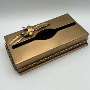 Elegante caja de pañuelos de mariposa Ginkgo, caja de pañuelos de Metal de primera calidad, dispensador de pañuelos, caja de almacenamiento de servilletas para encimera de oficina en casa - Product Image 3