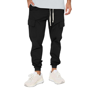 Wholesale Customized Logo Heavyweight Canvas Outdoor <b>Work</b> <b>Cargo</b> <b>Pants</b> with Elastic Waist and Many Pockets for Men's Winter Use - Product Image 1
